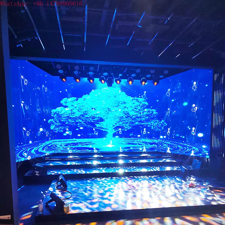 LED Flying Carpet DisplayHigh Brightness P3.91-7.81 Transparent Screen Display For Shopping Mall Transparent Glass Window Video