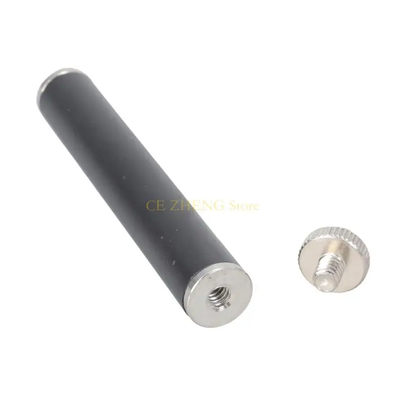 e56b DSLR 카메라 용 e56b 아이언 이중 암 스레드 확장 바 연결로드 1/4 남성 어댑터와 함께 카미 핑 라이트 레코더