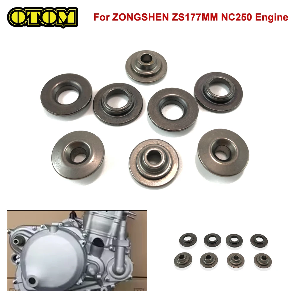 For ZONGSHEN ZS177MM NC250 Motorcycle Cylinder Valve Spring Seat Retainer Ring KAYO BSE KEWS MOTOLAND AVANTIS GR Engine Bikes