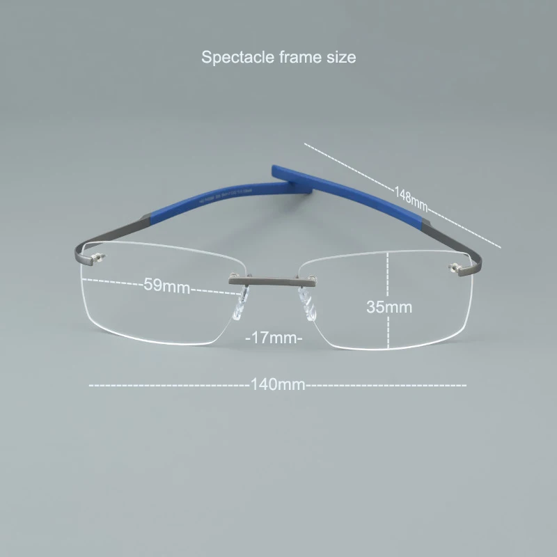 Gafas ópticas ultraligeras con montura para hombre, lentes deportivas para miopía, TH0382