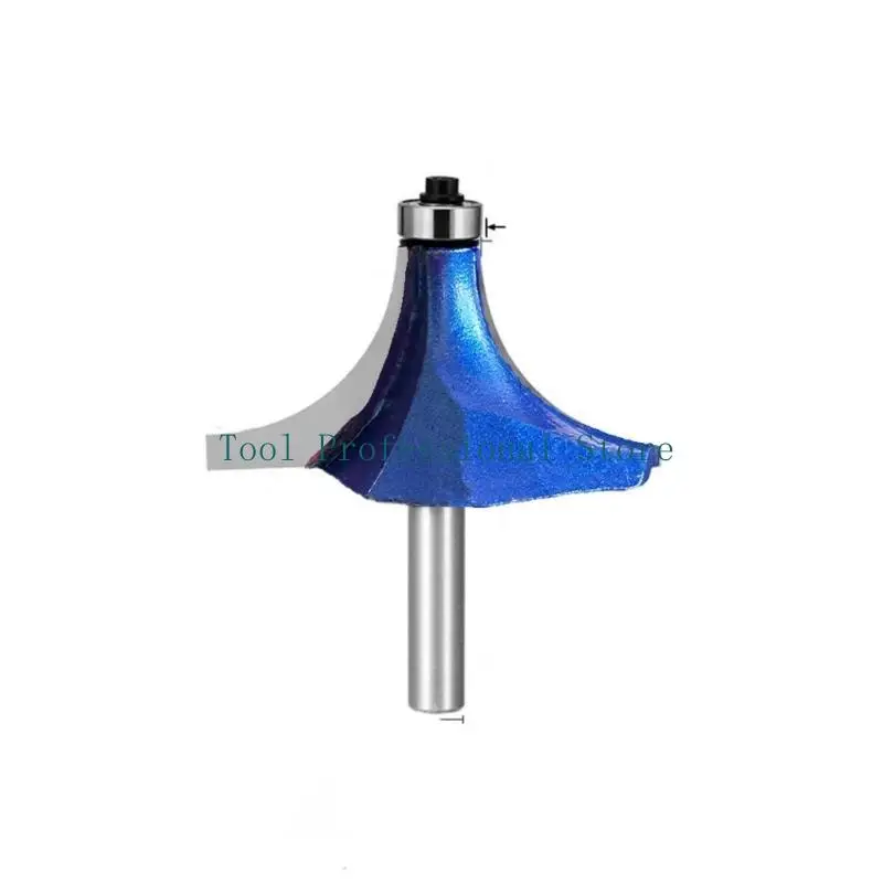 57QF 8mm Shank Bearing Corner Round Router Bit Trimming Cutter Trimming Machine Milling Cutter Woodworking Accessories