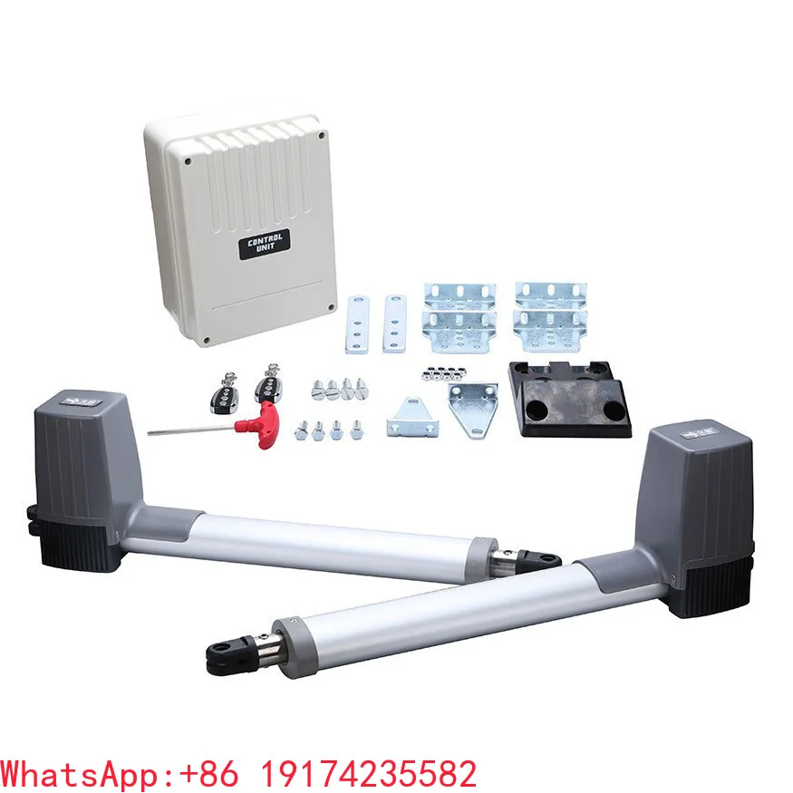 220V 50Hz 300KG Waterproof Pull-arm Type Door Opener DC Swing Door Opener 433mhz Remote Control