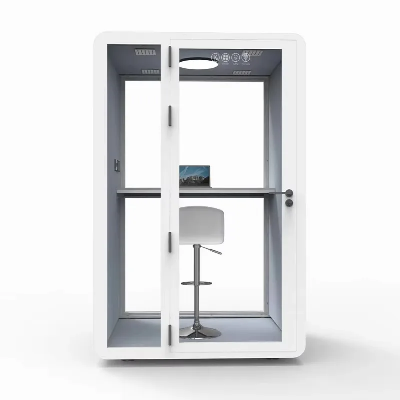 Low Price Modern Aluminum Frame Stylish Multifunction Tiny Soundproof Office Pod Booth for Outdoor & Warehouse Use