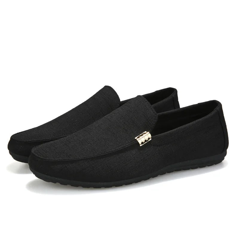 

Casual Comfort Men Shoes Denim Adult Footwear New Men Loafers Canvas Shoes Men Sneakers Driving Shoes