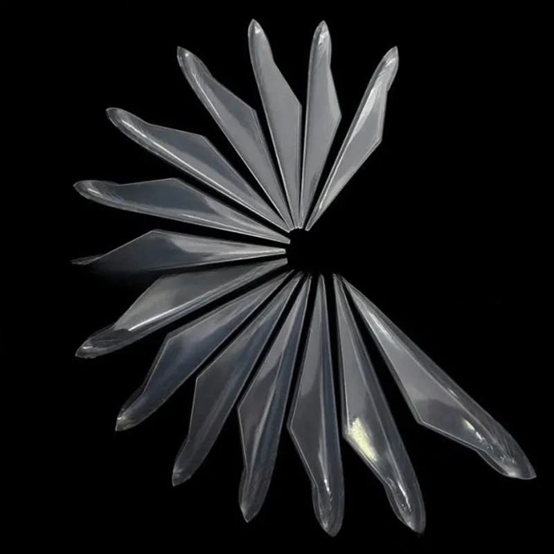 {MX} 70/140 pièces 3D griffe d'aigle incurvée faux ongles réutilisable cristal couverture complète presse sur pointe d'extension d'ongle