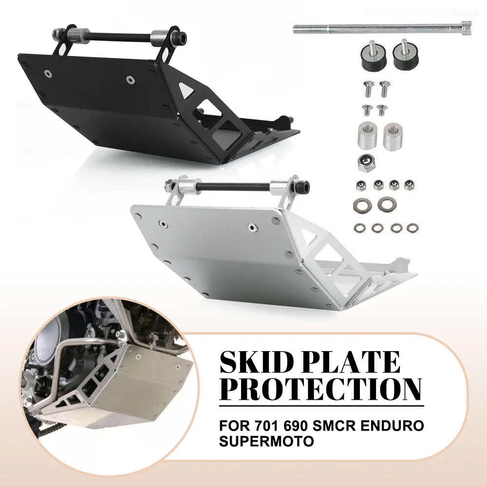 Motorcycle Accessories Aluminum Skid Plate Engine Guard For 690 Enduro/SMC/R Husqvarna 701 Enduro/Supermoto GASGAS 700 ES/SM