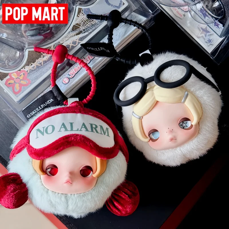 Hot Sale POP MART Skullpanda Off Mode Series Earphone Bag Blind Box Toys Cute Cartoon Panda Anime Peripheral Pendants Gifts