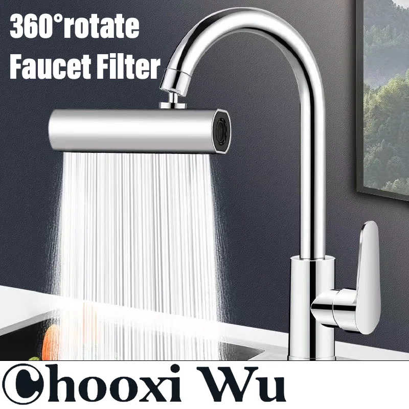 

CHOOXIWU - Rotatable Faucet Extender Universal Kitchen Faucet Washbasin Faucet Anti-Splash Filter Bathroom Faucet Extender