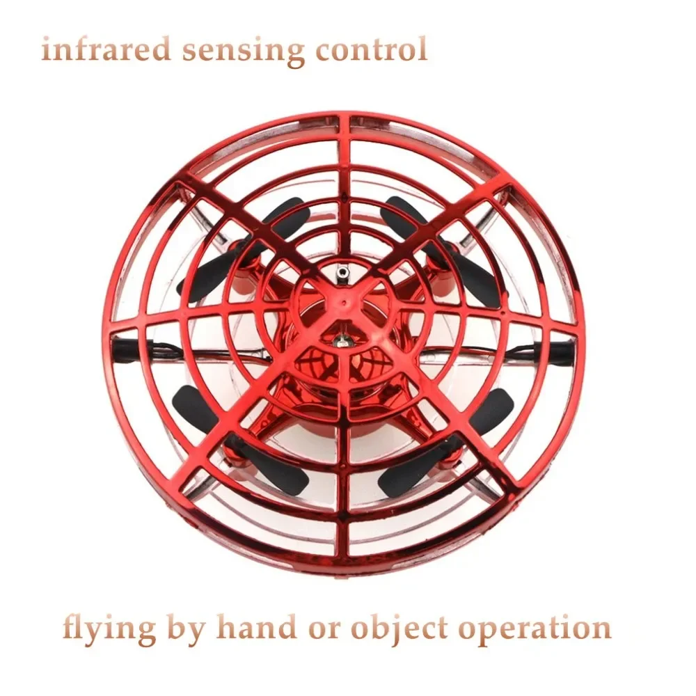 Mini UFO Drohne Spielzeug Infrarot Sensing Control Flugzeug Geste Induktion Gesteuert Höhe Halten Quadcopter Für Kinder