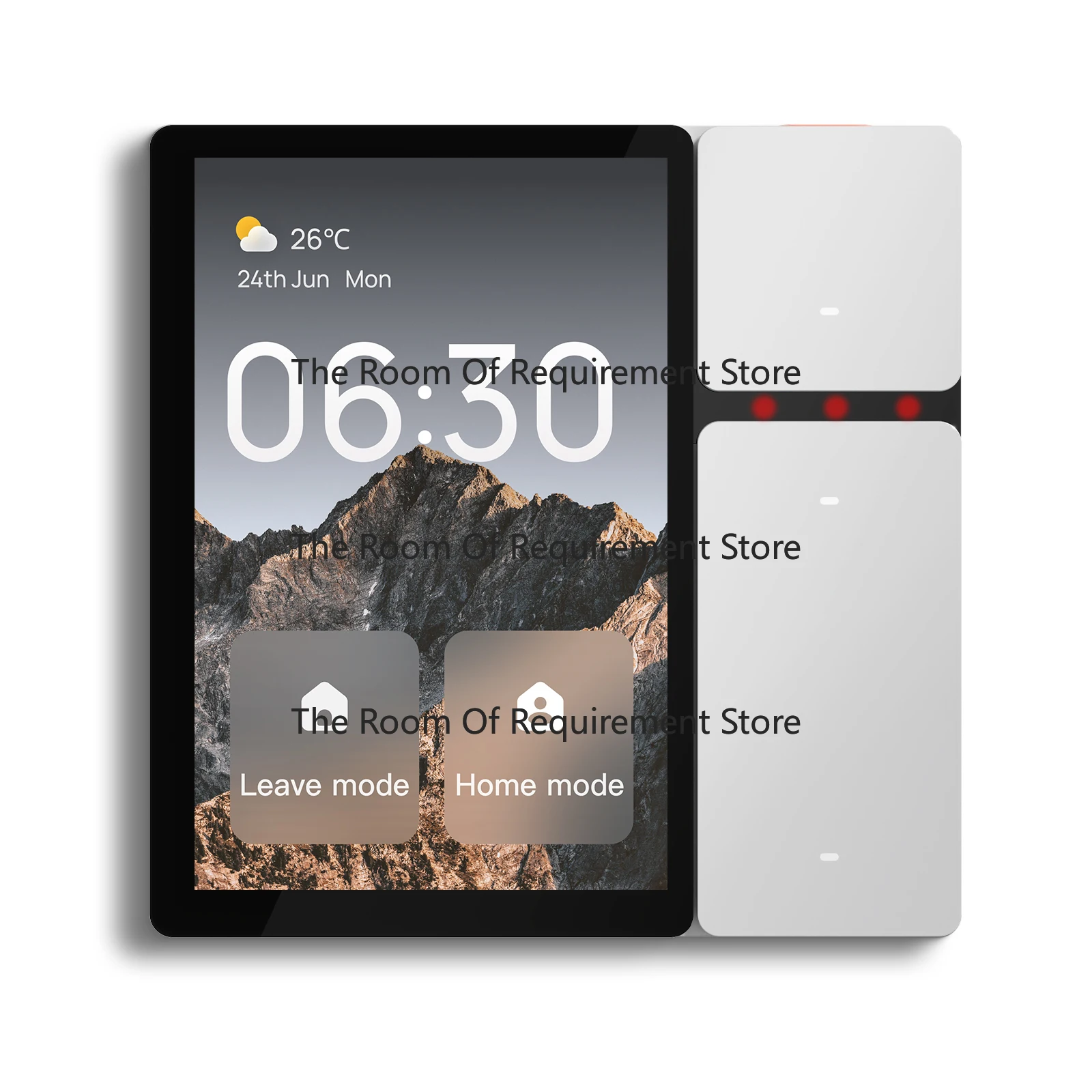 WiFi 3.5-inch Smart Control Aluminum Panel  Smart Light Switch IR Bluetooth Sigmesh Hub Built-in