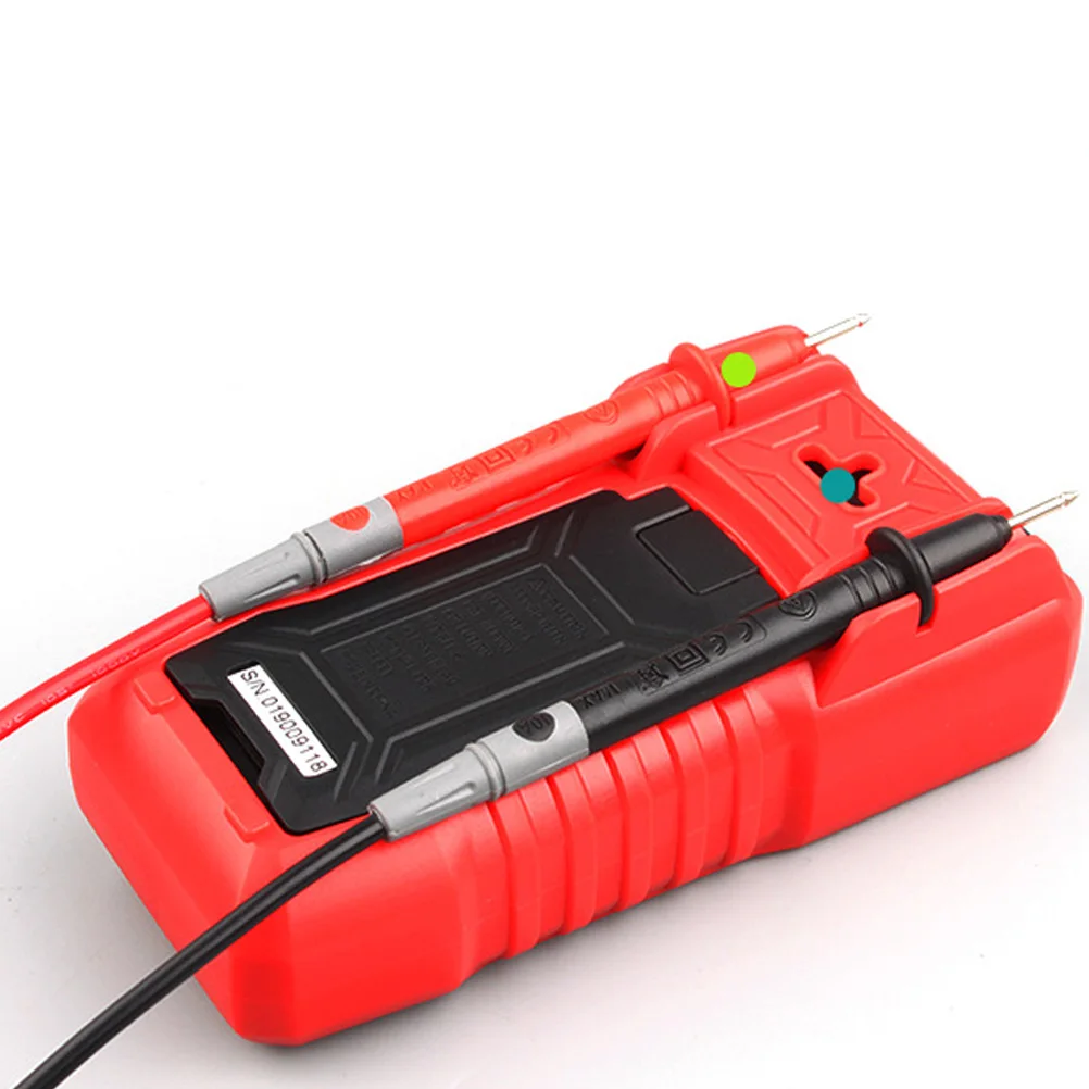 

Digital Multimeter Handheld Ac Dc Meter Volt Tester Black Red Retractable Stand Backlit LCD Display Durable Dc Tester