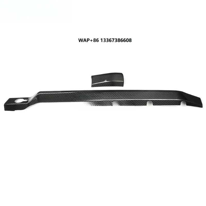 

Dashboard Strip Trim Real Carbon Fiber Dash AC Vent Lower Strip Cover Interior