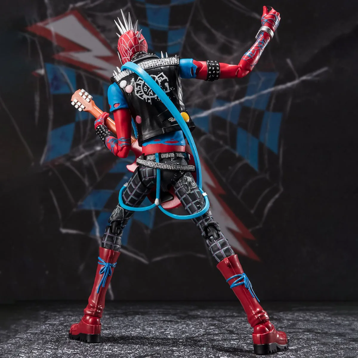 In Stock BANDAI SPIRITS S.H.Figuarts SPIDER-MAN ACROSS SPIDER-VERSE PART SPIDER-PUNK Anime Figure Action Figure Model Decoration