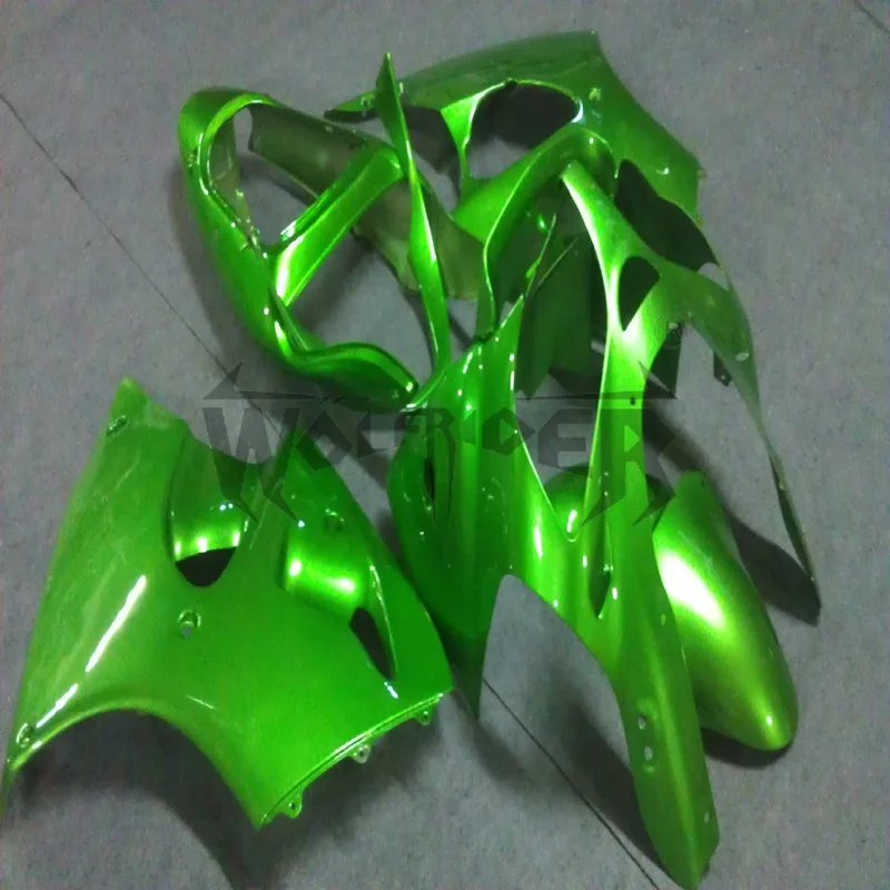 

injection Fairings kit for ZX6R 00 01 02 ZX-6R 2000-2002 green Motorcycle cowl ABS plastic fairings Kit