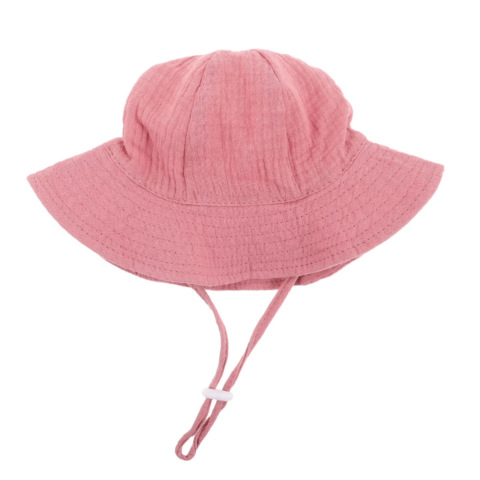 Baby Cotton Bucket Hat Soft Breathable Newborn Adjustable Wide Brim Sun Toddler Outdoor Cap Baby Print Hat