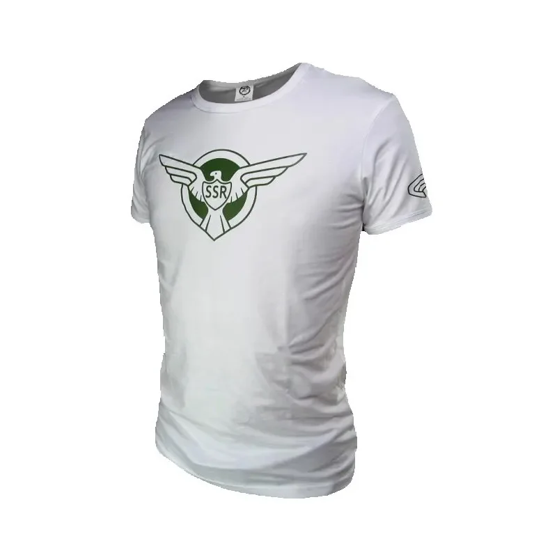 Camiseta de Anime de capitán héroe para hombre, camisa de manga corta de algodón, disfraz de Cosplay, tops