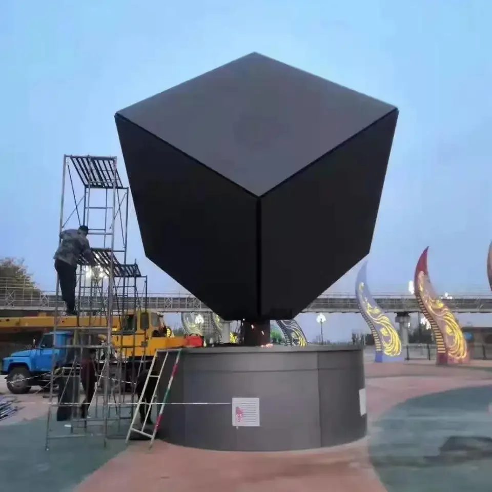 Multi Face Cube Led Display Screen Rubik Cube Screen Outdoor Screen TV Cube HD Shop Show