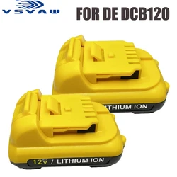 3500mAh 12V Volt Max Lithium Ion Battery Replacement for DeWalt DCB120 DCB123 DCB122 DCB127 DCB124 DCB121 Rechargeable Batteries