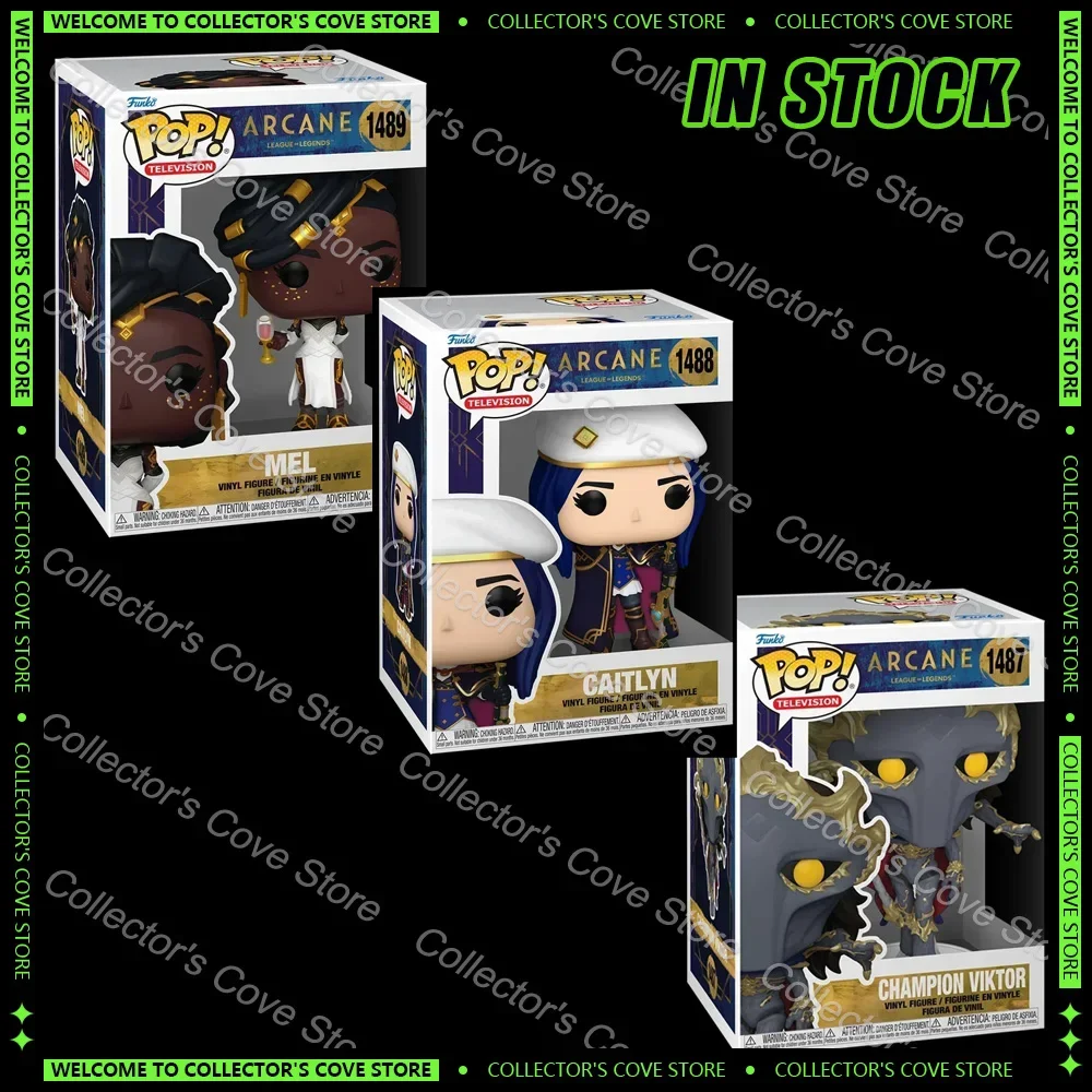 [PRE-SALE] Original Funko Pop Arcane2 League of Legends Vinyl Figure Model Caitlin Maier Pioneer Victor Anime Figure Toys Gifts