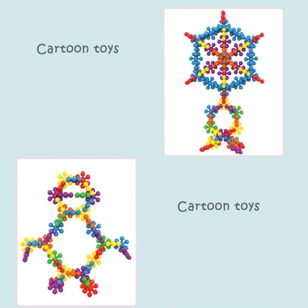 الملونة ثلاثية الأبعاد زهر البرقوق بنة إدراج التنوير الدورية متعة تجميعها قطع ندفة الثلج البلاستيك التعليم المبكر