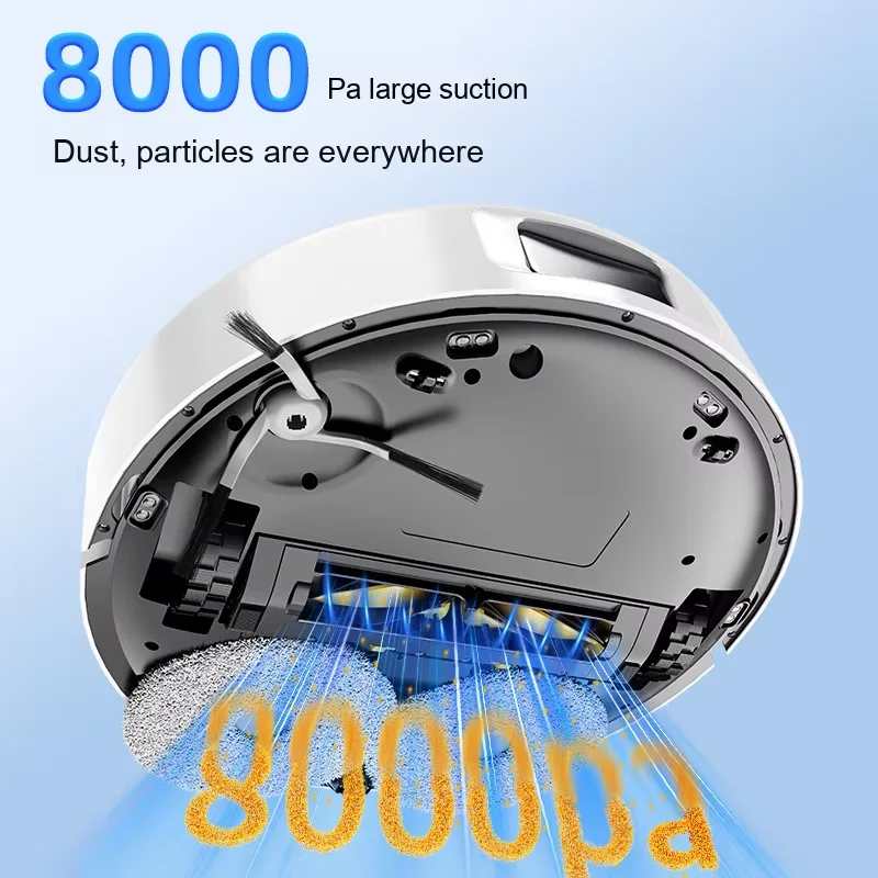 Fully Automatic Intelligent Floor Scrubber & Mopping Robot Integrated Machine With Sweeping, Washing And Drying Functions