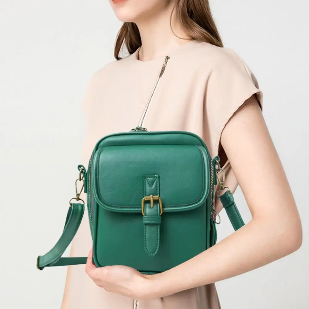 Crossbody Bag Vintage Shoulder Bag with Adjustable Shoulder Strap Anti-Theft Purse with Card Slots Built in Wallet for Travel Da
