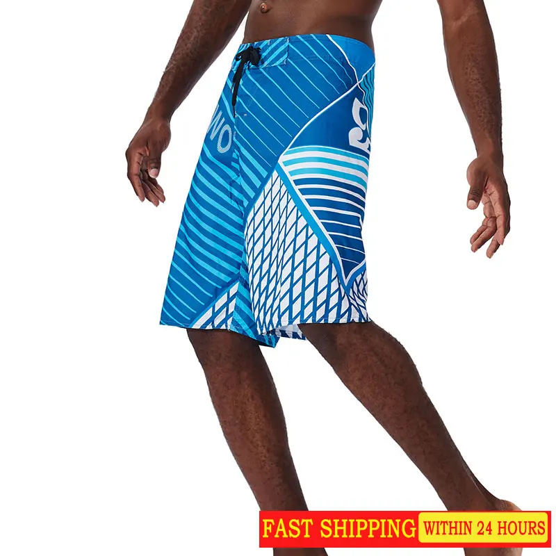 Men Brand Printed Shorts Breathable Style Running Sport Shorts For Men Casual Summer  Quick-Drying Beach Pants  board shorts