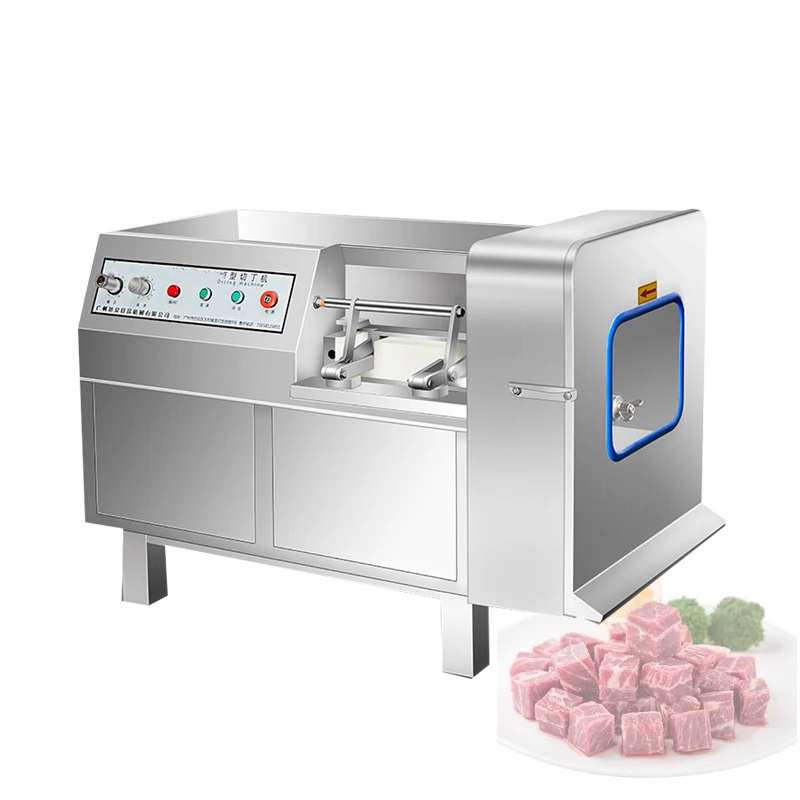 Large Meat Slicer Frozen Meat Diced Production Line Automatic Breaking Machine Frozen Meat Diced Machine