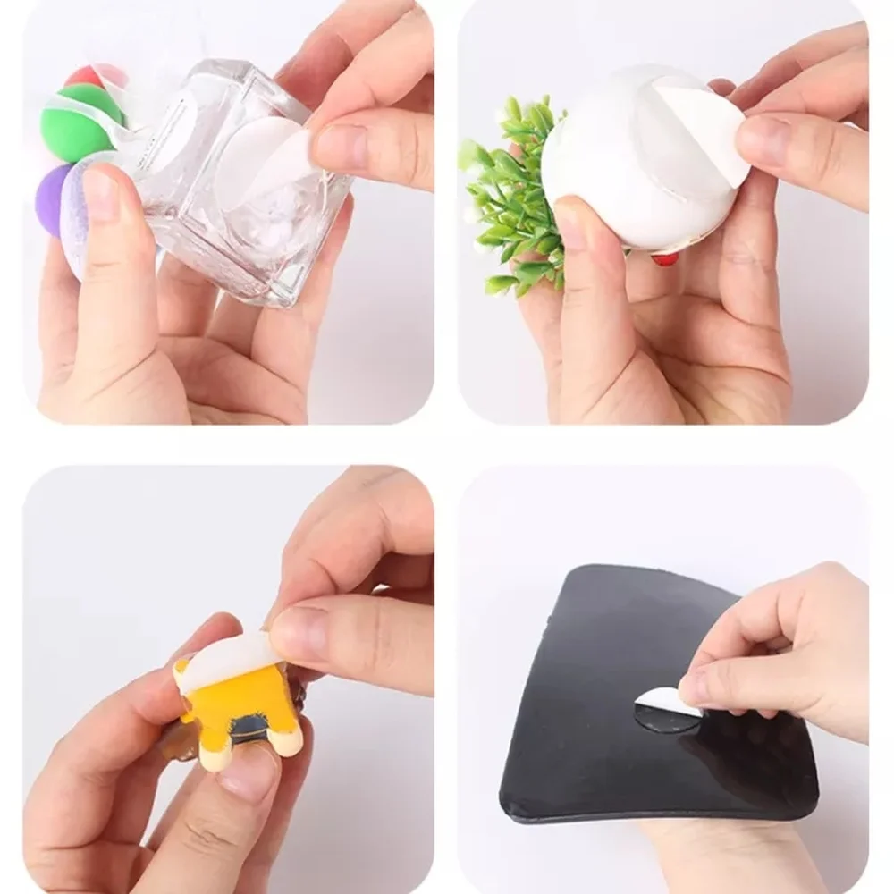 Dupla Face Adesivo Acrílico Cola Adesivo Fita, Claro, traceless, Rodada, Dot, Fit para o Casamento Balão Decoração, DIY Artesanato, Fix Card, 50Pcs