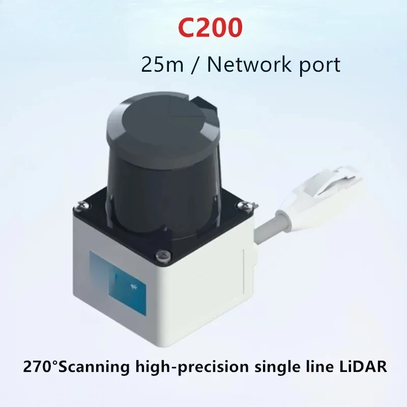 C200 25 meters TOF LiDAR sensor for indoor and outdoor AGV intelligent car obstacle avoidance radar