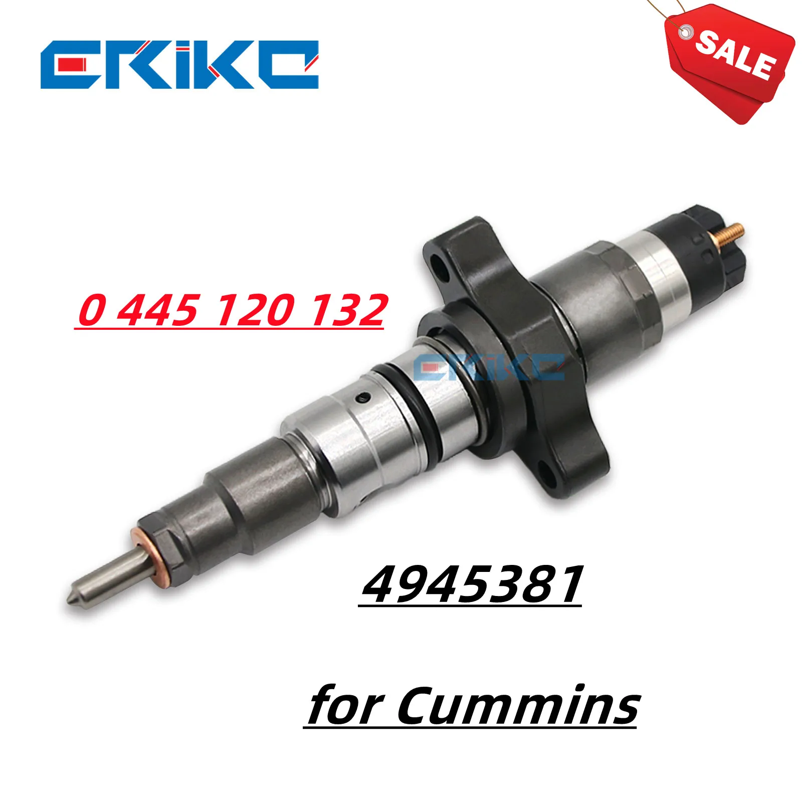 

ERIKC 0 445 120 132 Common Rail Injector Cummins 0 445 120 132 4945381 Diesel Auto Engine Spare Parts for Cummins