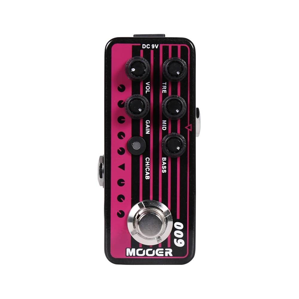 MOOER Micro Preamp Series Guitar Effect Pedal Digital Preamplifier Effect Pedal True Bypass Electric Guitar Parts & Accessories