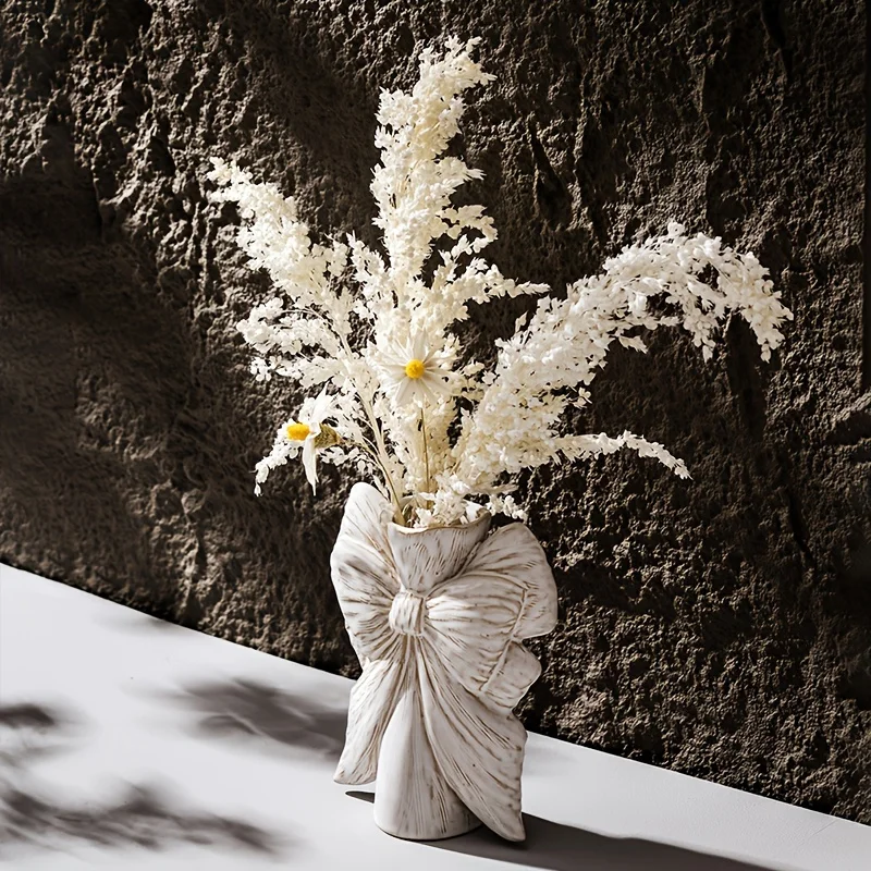 

European Ceramic Vase White Luxury Creative Hydroponic Flower Holder Home Decor Gift Box