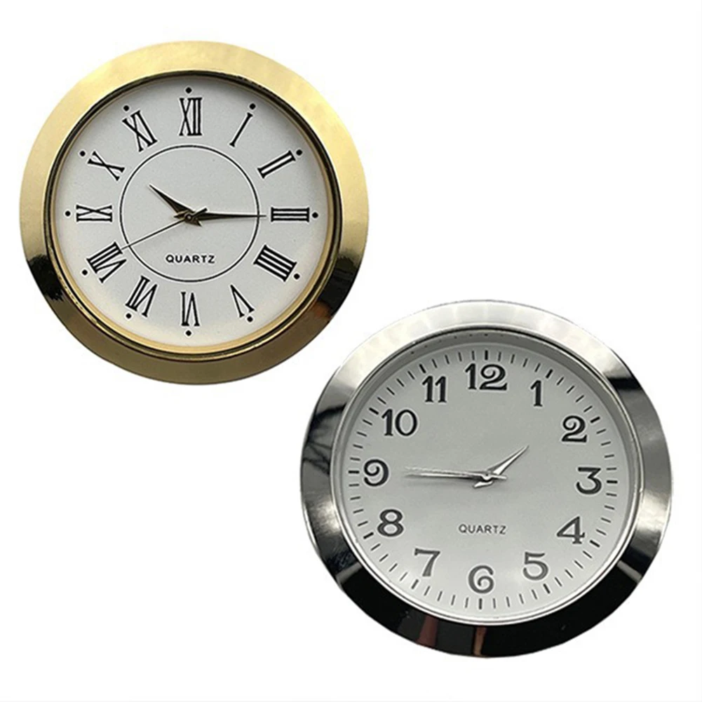 High-quality Clock Insert Quartz Movement 55mm Round Quartz Clock Insert Classic Clock Head Arabic Numerals DIY Crafts For Home