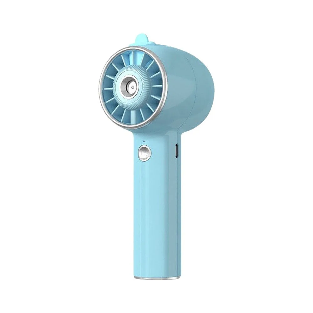 1pc 6000mAh Misting Handheld Fan Portable Rechargeable Water Spray Cooler For Outdoor Travel Summer Cooling Gadget