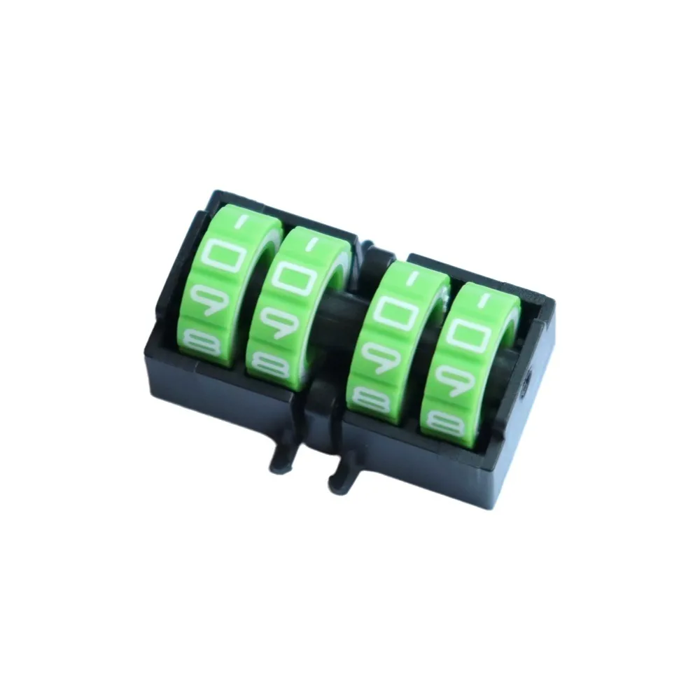 4 Digit Wheel Board Games Score Counter Rotating Number Dials Adjustable Tally Tracker Date-Time Display Number Dials