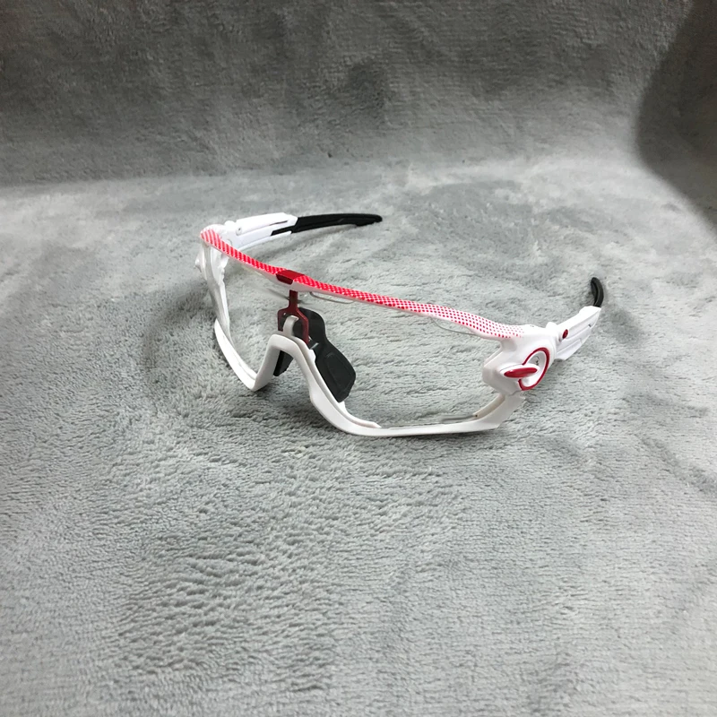 Iron bicycle riding glasses myopia discoloration wind and ultraviolet protection