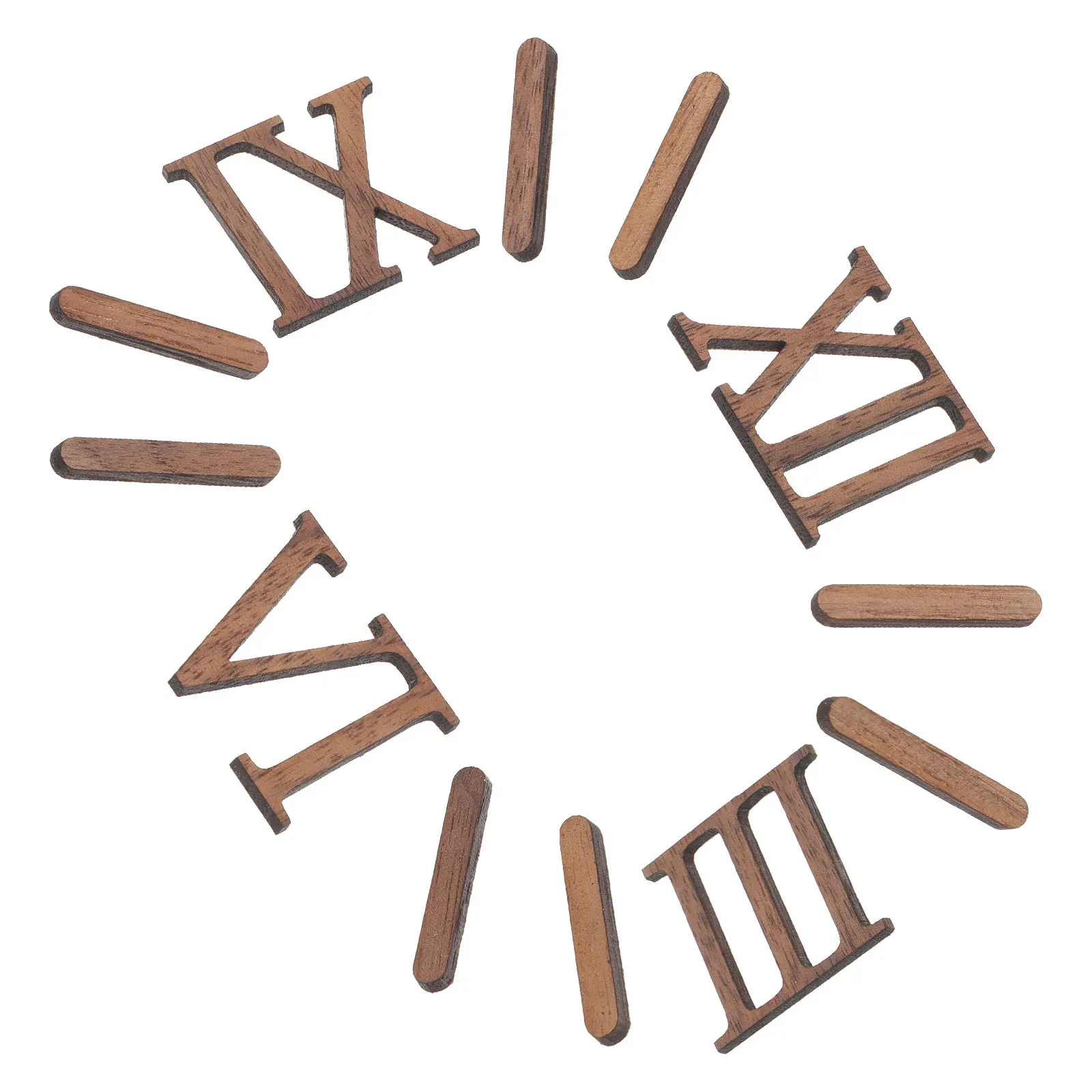 1 set di parti di ricambio per kit orologio con numeri romani durevoli per parti di ricambio per lancette decorative per orologio da parete fai-da-te