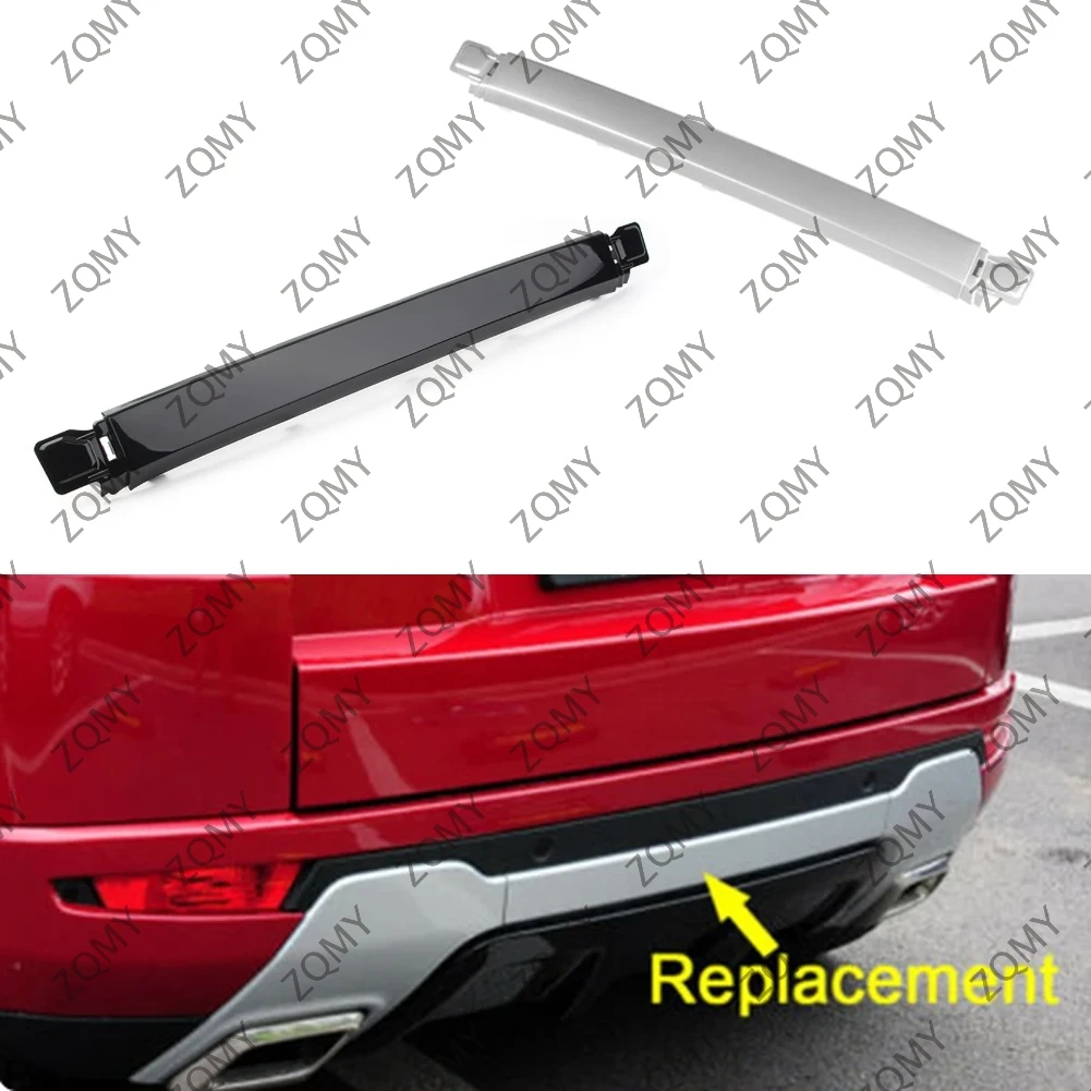 1pcs ABS Car Rear Bumper Central Bar Protective Trim Cover For Range Rover Evoque 2012 2013 2014 2015 2016 2017 2018