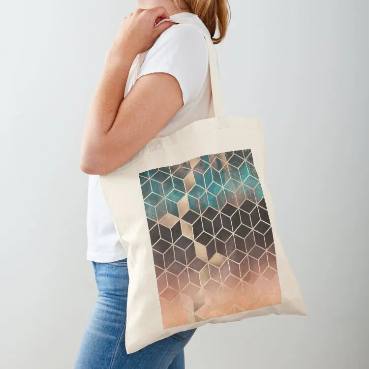 

Ombre Dream Cubes Tote Bag Women's handbag shopper bags for women reusable shopping bag Women's shopper bag