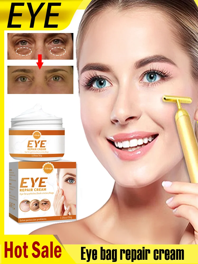 

Instant eye bag Removal Cream Collagen Anti-wrinkle firming and Fading fine line dark circles Korean cosmetics