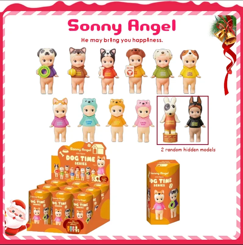 Nuevo Sonny Angel caja ciega perro serie diaria SA modelo decoración de habitación colección muñecas regalo de Navidad juguetes para niños