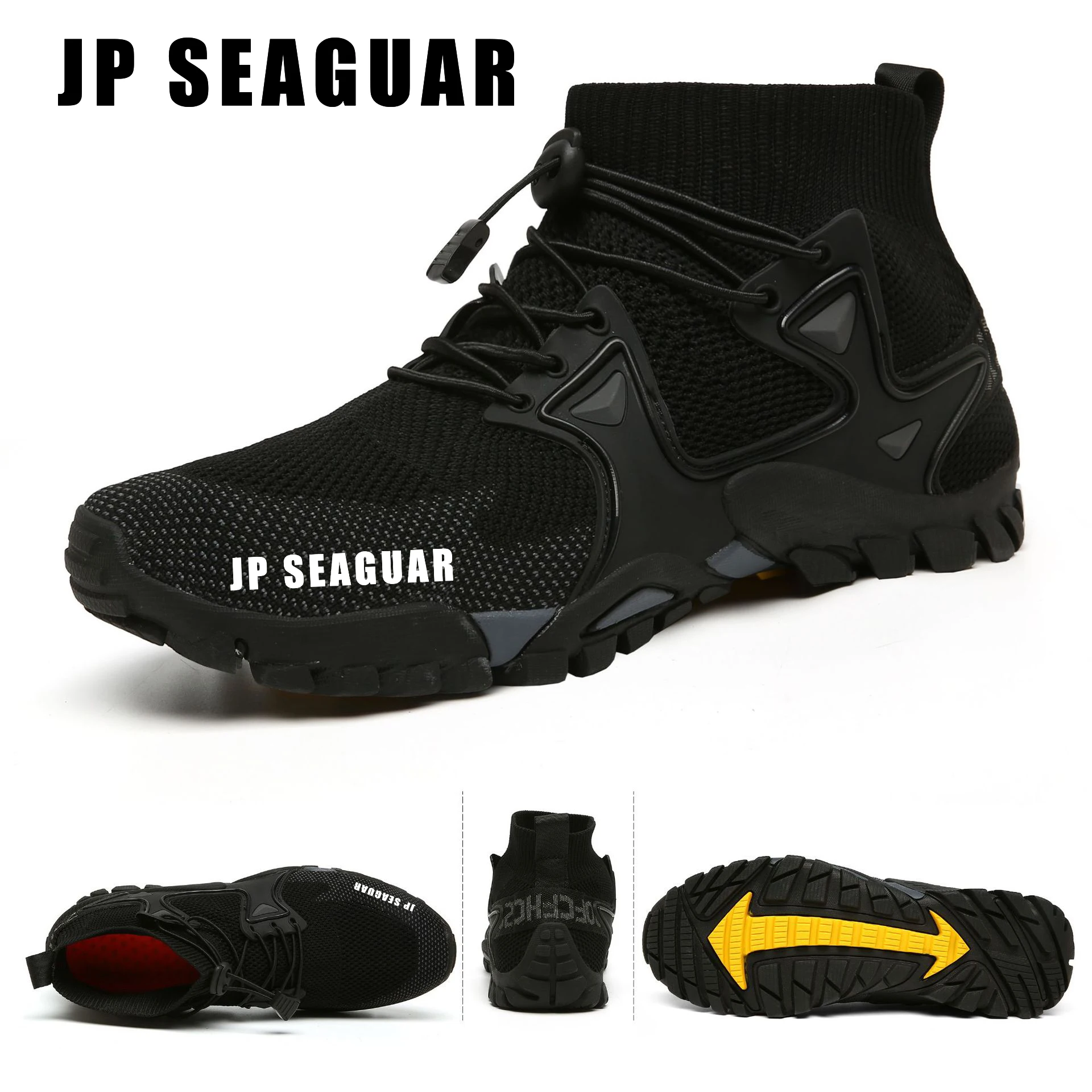 2024 Nova SEAGUAR  Alta Top Respirável Sapatos De Pesca, Respirável Outdoor Anti Slip E Durável Esportes Aquáticos Sandálias, sapatos de bicicleta