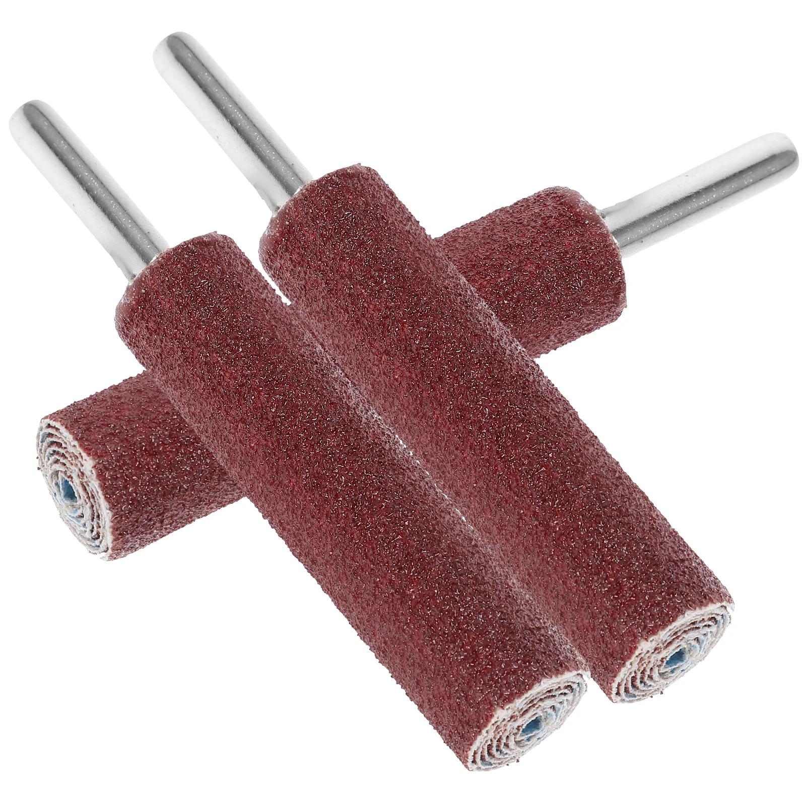 

3pcs Cylinder Drum 6mm H Abrasive Cloth Head 80Grit 240Grit for Drill Press Rotary S Drum Set Tool Kit