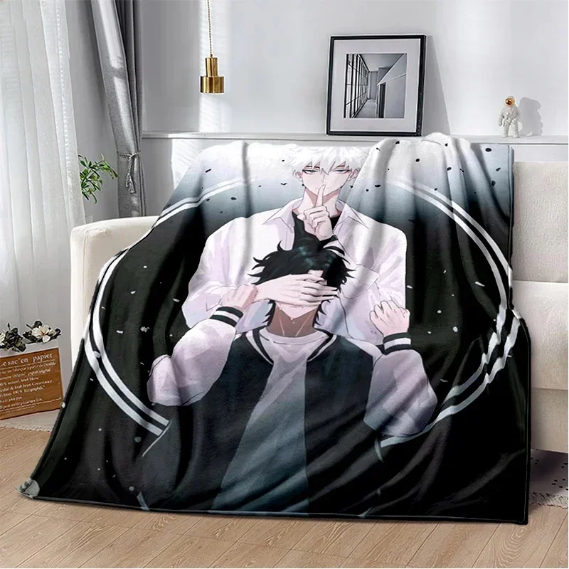 

Animation "Time Agent" blanket, home office leisure sofa blanket, multi-functional travel convenient warmth blanket gift blanket