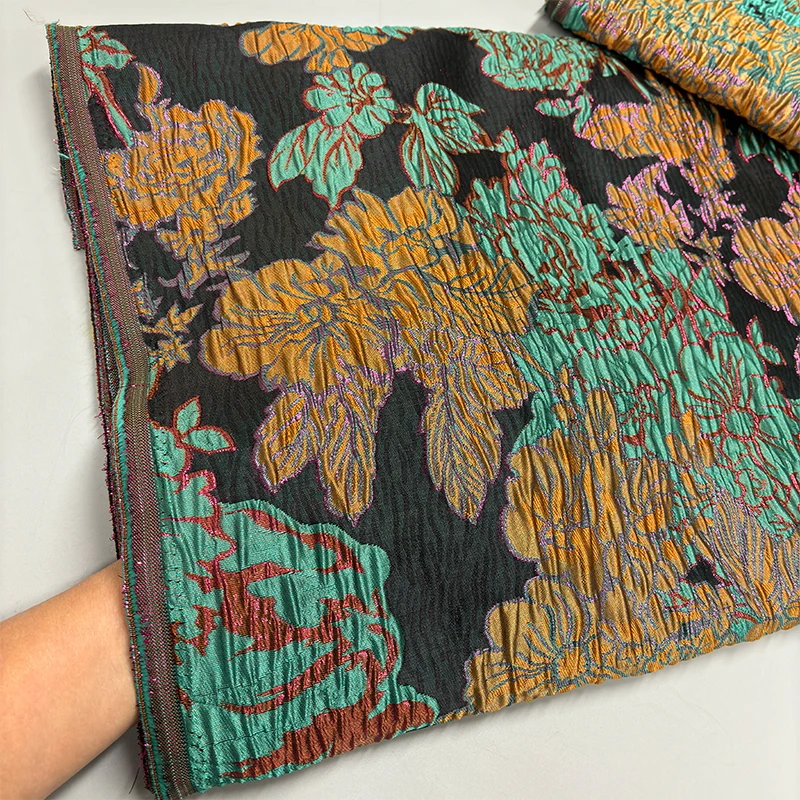 

African Brocade Jacquard Lace Fabric 2026 High Quality Net Lace French Gilding Lace Fabric For Wedding Dress Party