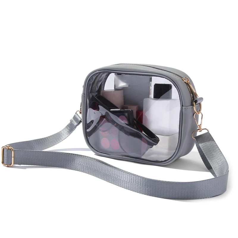 

Clear Bag For Stadium Events, Clear Crossbody Purse, Transparent Bag For Concerts Festivals Sports