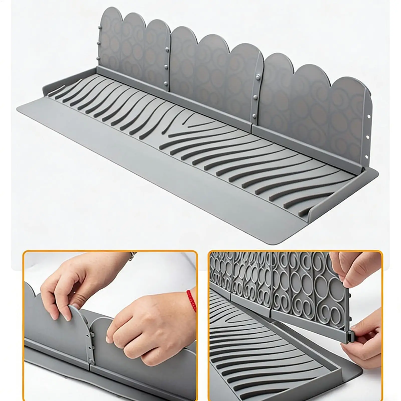 

Splash Guard For Sink Silicone Dishwasher Safe Sink Edge Water Guard For Home Hotel Restaurant Apartment Businesses Rental House