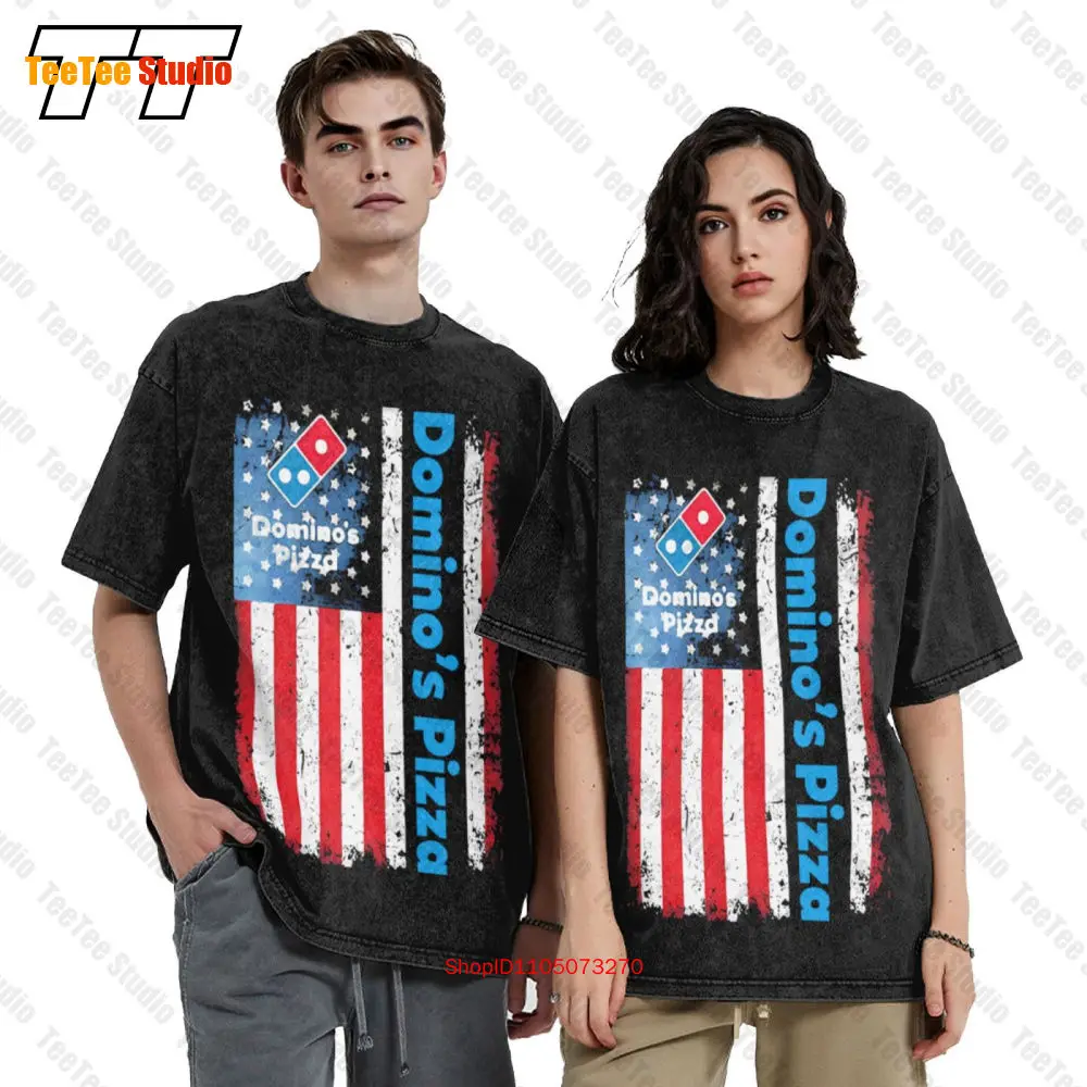Domino’S Pizza American Flag Vintage Oversized T-Shirt BPDT