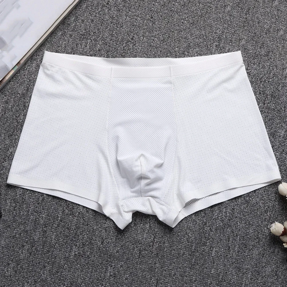 

All Seasons Underwear Breathable Boxer Briefs Casual Wear Solid Color Pattern Suitable For Sleeping Brand New Condition
